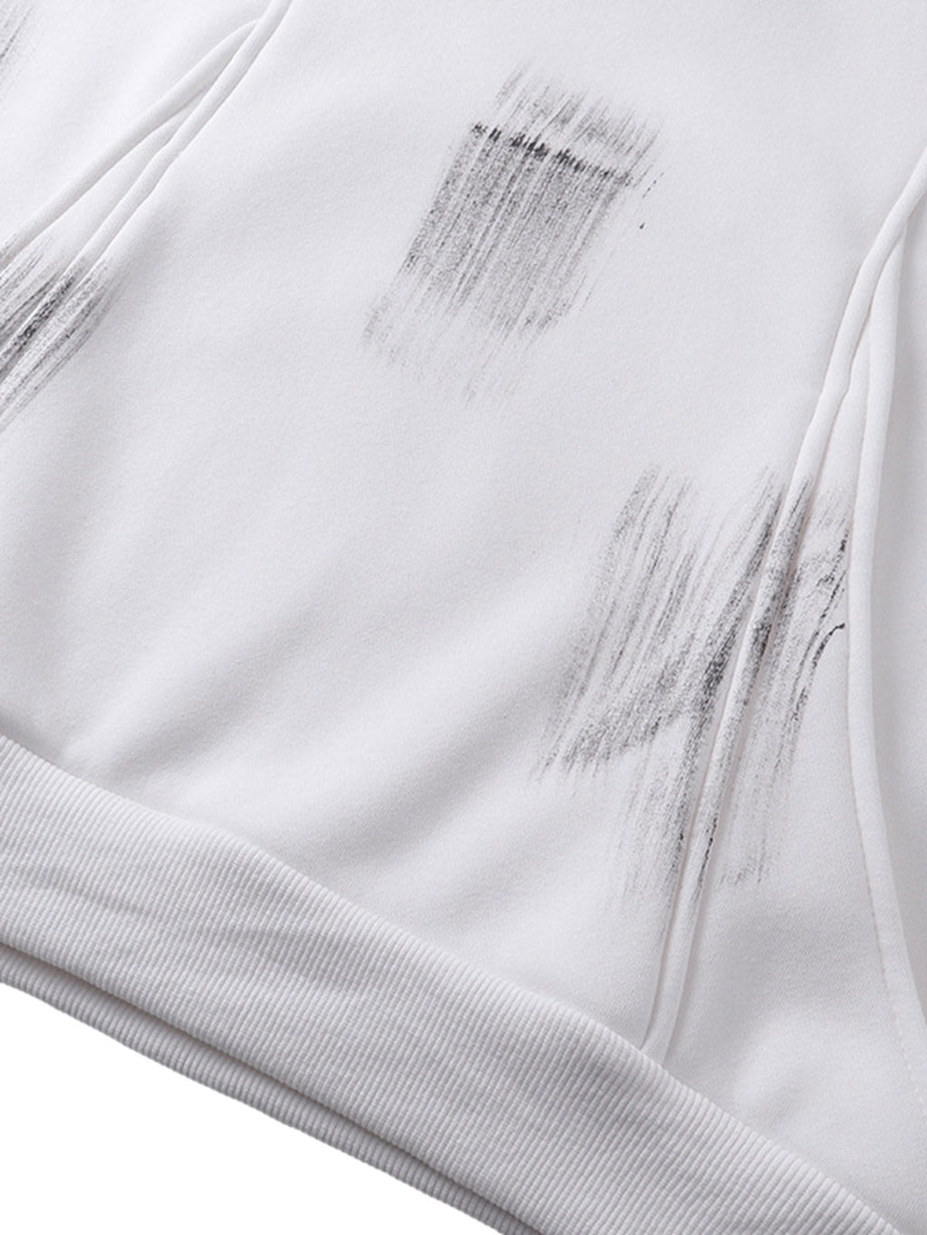 HOODED TERRY CLOTH SWEATSHIRT WITH ZIPPER