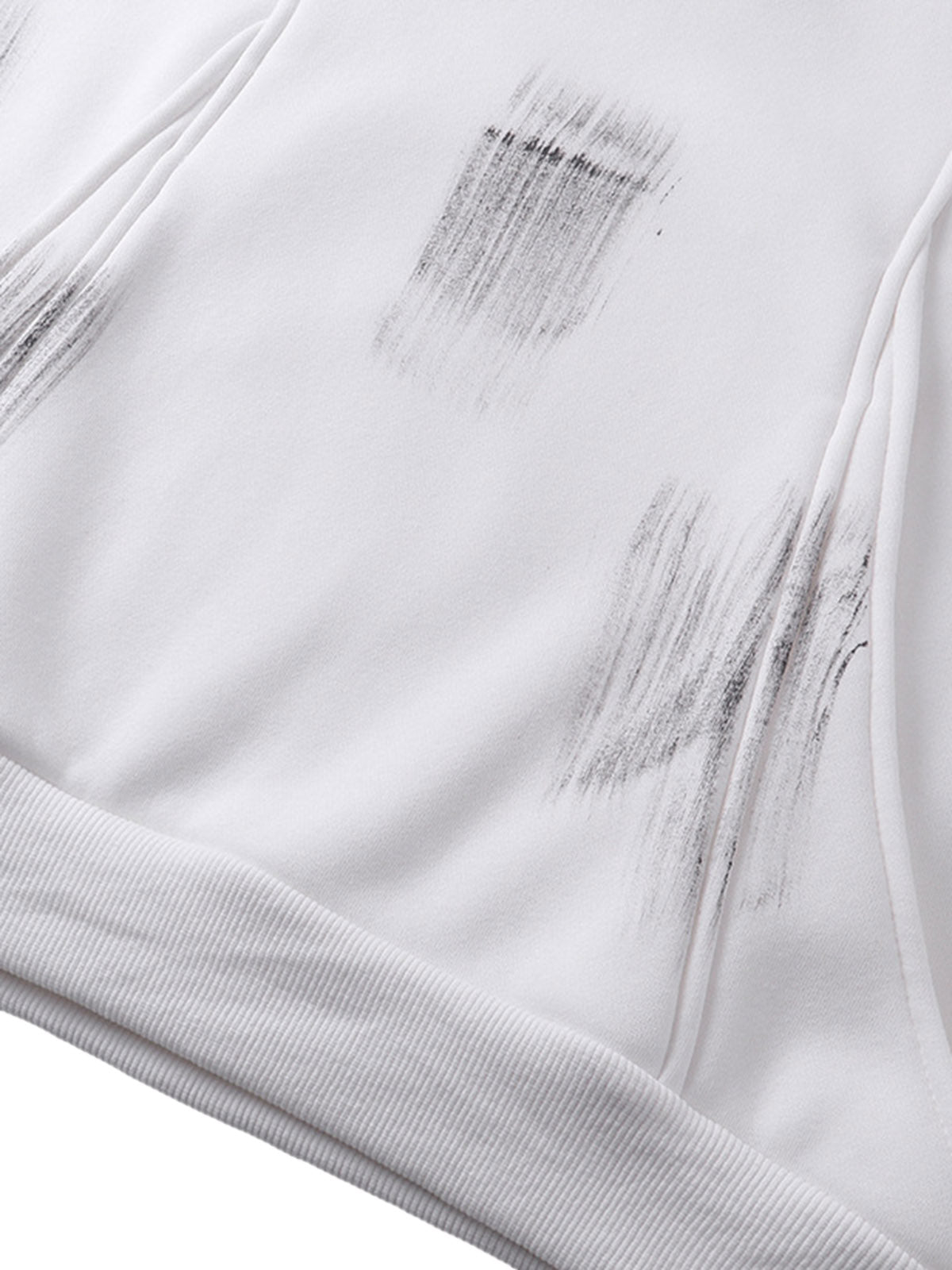 HOODED TERRY CLOTH SWEATSHIRT WITH ZIPPER