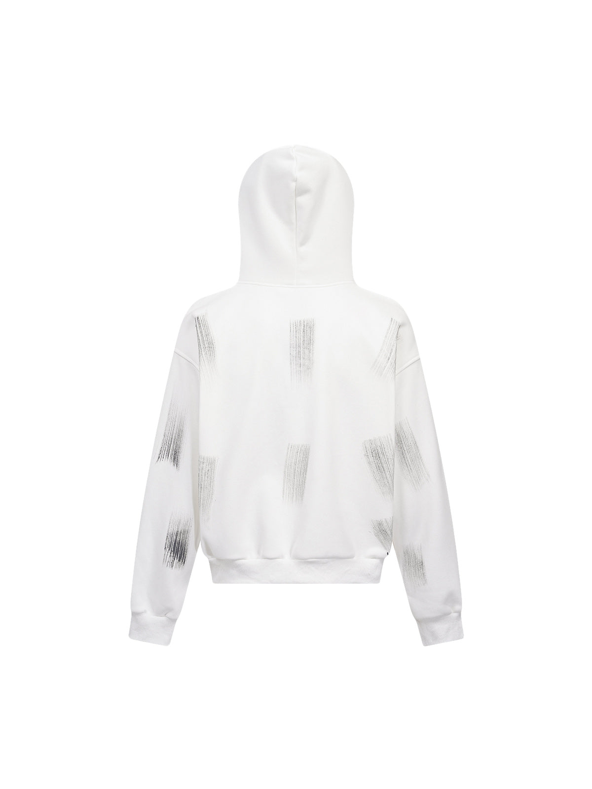 HOODED TERRY CLOTH SWEATSHIRT WITH ZIPPER