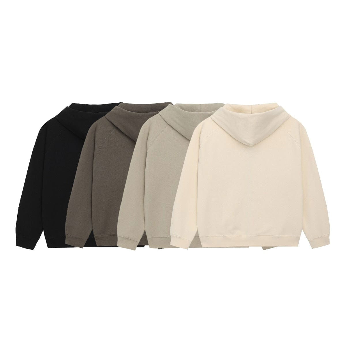 HOODED ZIP-UP SWEATSHIRTS BUNDLE IN VARIOUS COLORS - SWEAT ZIP ORIGINAL