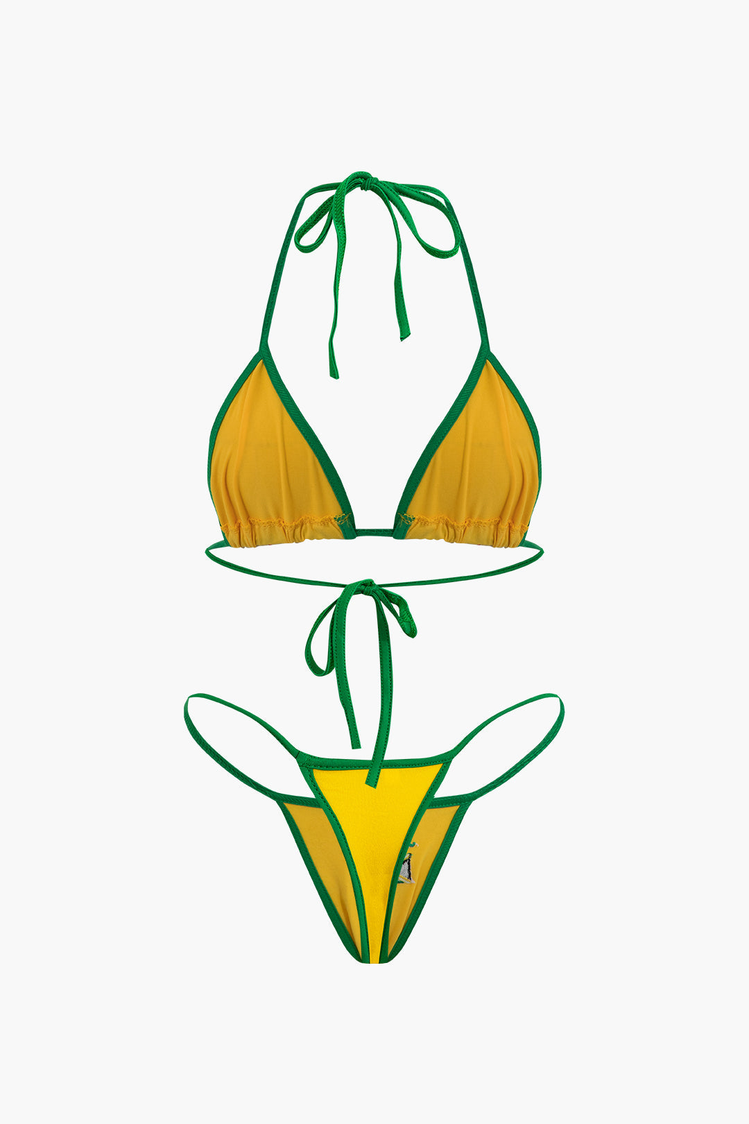 JAMAICAN FLAG BIKINI SET - PREMIUM MILK SILK HOLIDAY SWIMWEAR