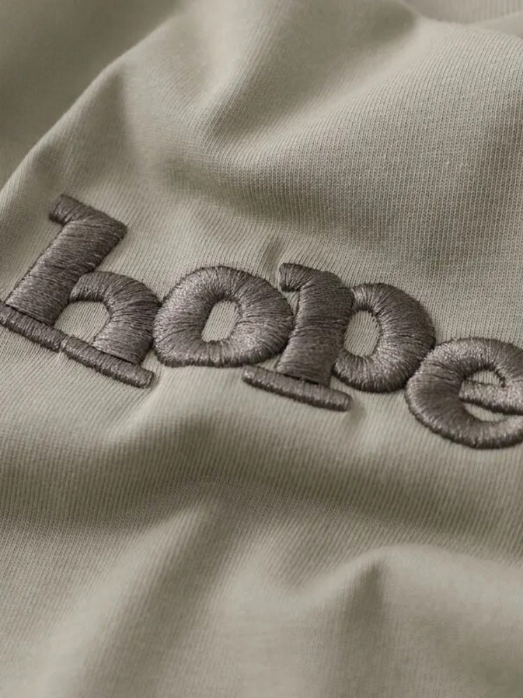 KHAKI SLEEVELESS T-SHIRT HOPE TANKTOP FOR ALL-DAY COMFORT