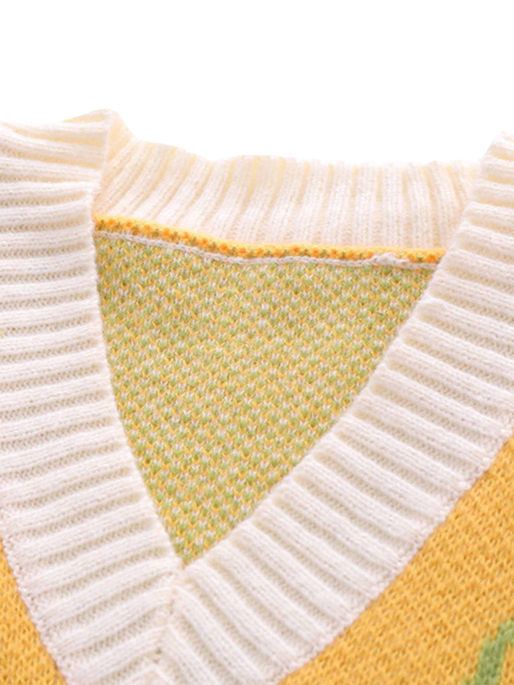 KNITTED SWEATER VEST WITH HEART - TRENDY CASUAL SLEEVELESS STYLE