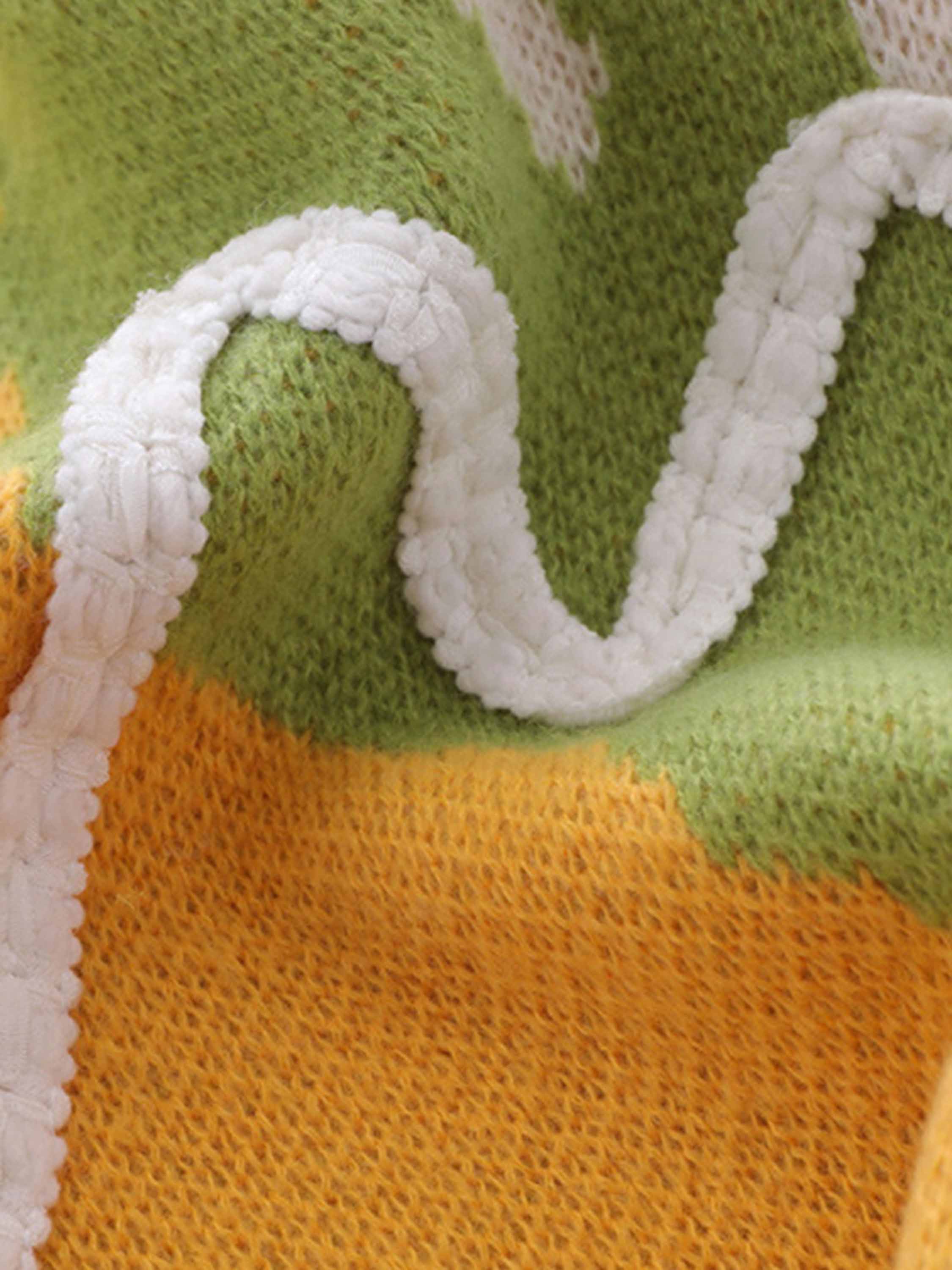 KNITTED SWEATER VEST WITH HEART - TRENDY CASUAL SLEEVELESS STYLE