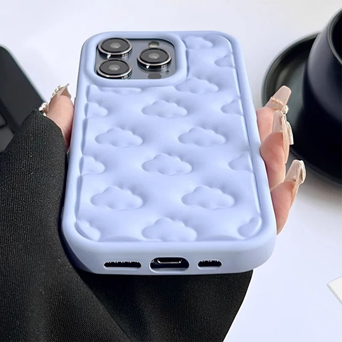 LAVENDER CLOUDS PUFFER IPHONE CASE FOR CLOUDS PUFFER COLLECTION