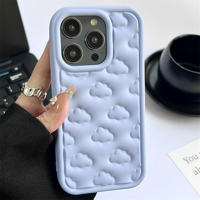 LAVENDER CLOUDS PUFFER IPHONE CASE FOR CLOUDS PUFFER COLLECTION