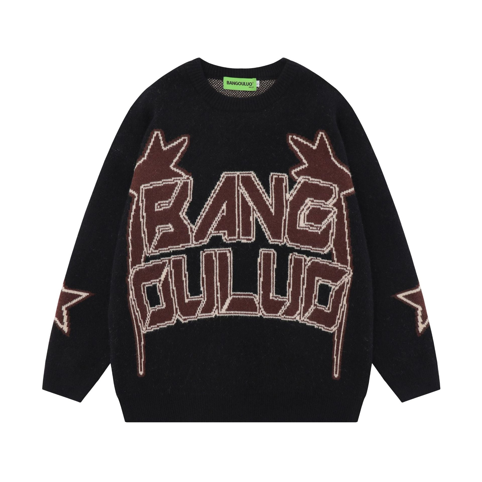 LAVENDER SWEATSHIRT WITH GREEN LETTERING