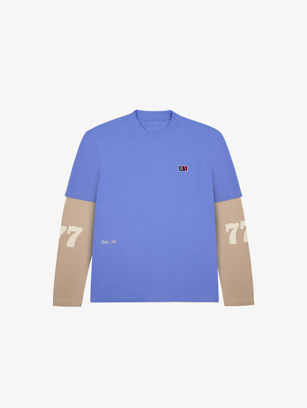 LAYERED LOOK T-SHIRT WITH SUPERIOR SCREEN PRINT DESIGN