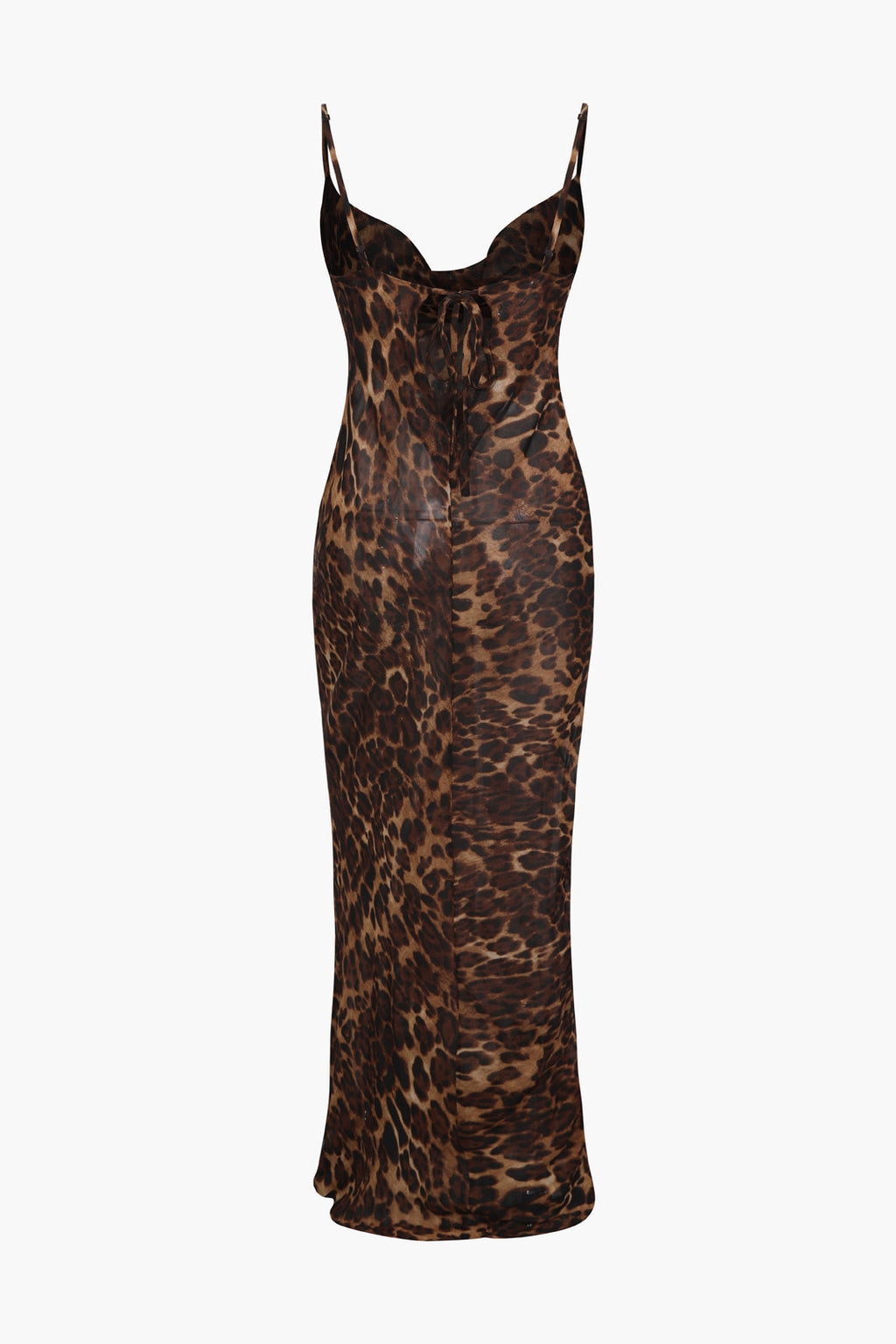 LEOPARD PRINT MAXI SLIP DRESS - STYLISH LEOPARD PRINT DRESS