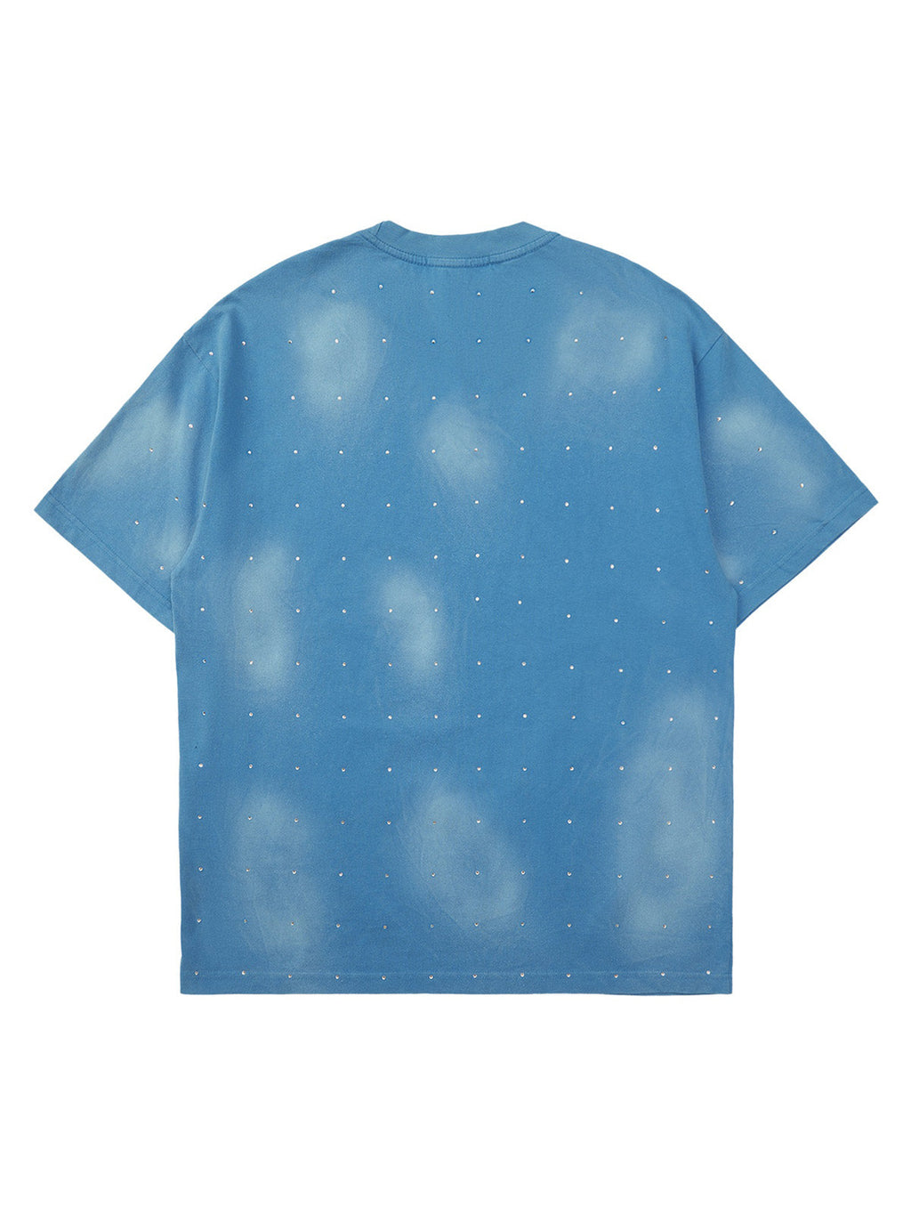 LIGHT BLUE GRAPHIC TEE SHORT SLEEVE LOOSE FIT DESIGN