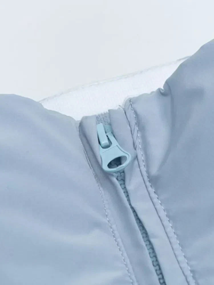 LIGHT BLUE PUFFER JACKET - WINTER PUFFER FOR COLD WEATHER