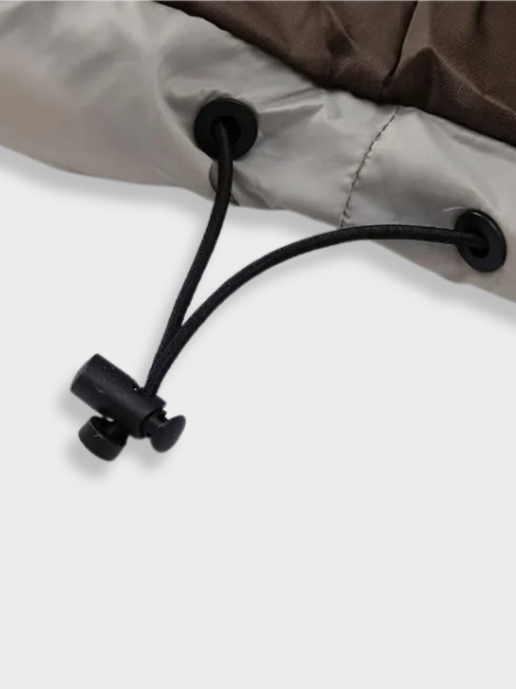 LIGHT GRAY PUFFER JACKET GONTHWID WINTER PARKA