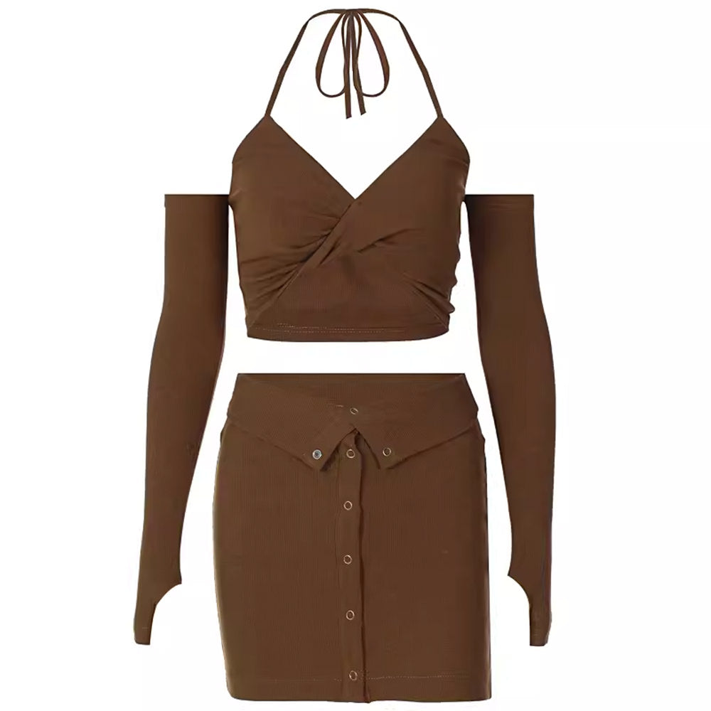 LIME GREEN TWO-PIECE SET BUST MEASUREMENT RANGES