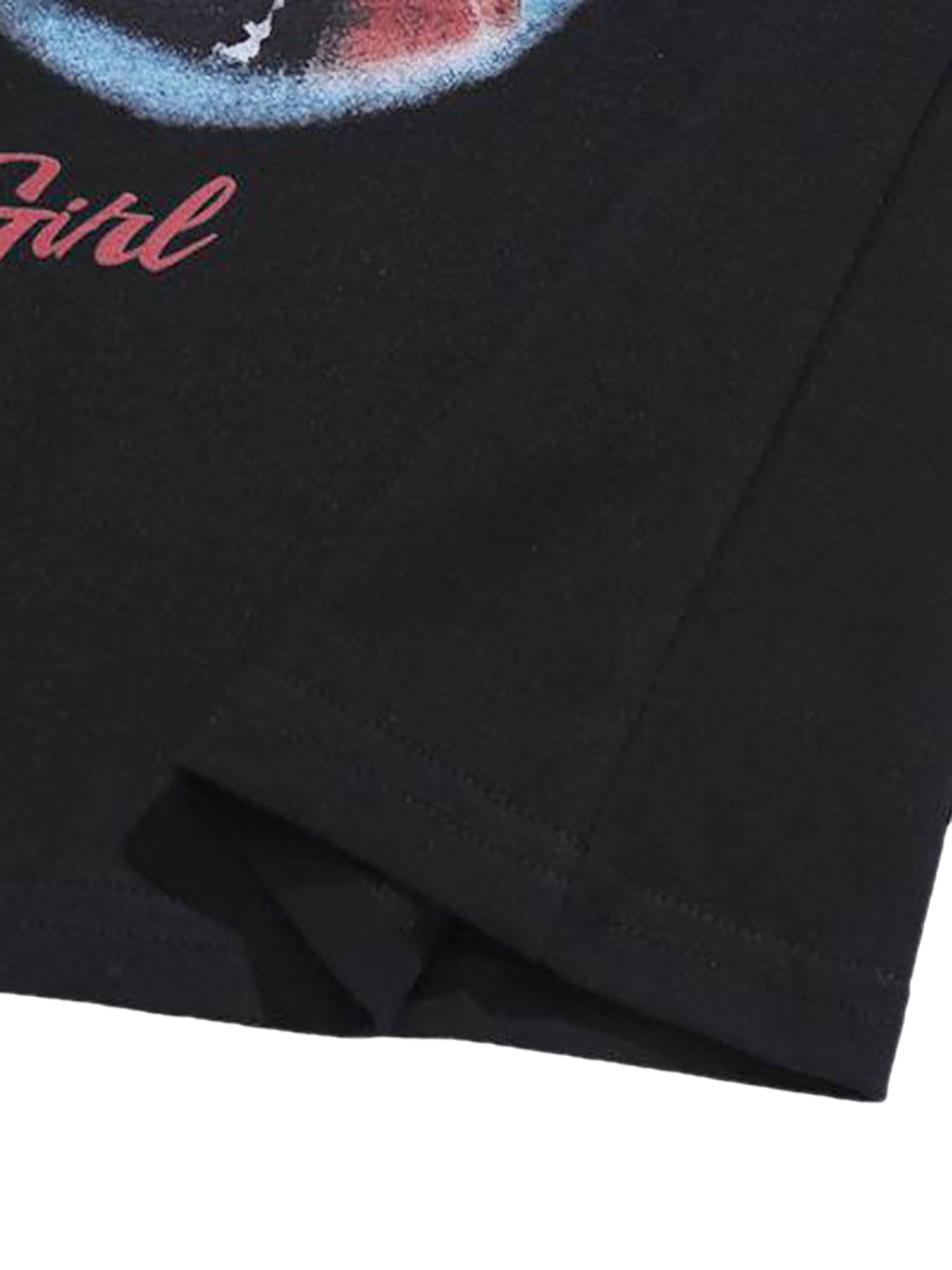 LONG SLEEVE GRAPHIC PRINT SHIRT WITH ROUND COLLAR - TRENDY LONG SLEEVE