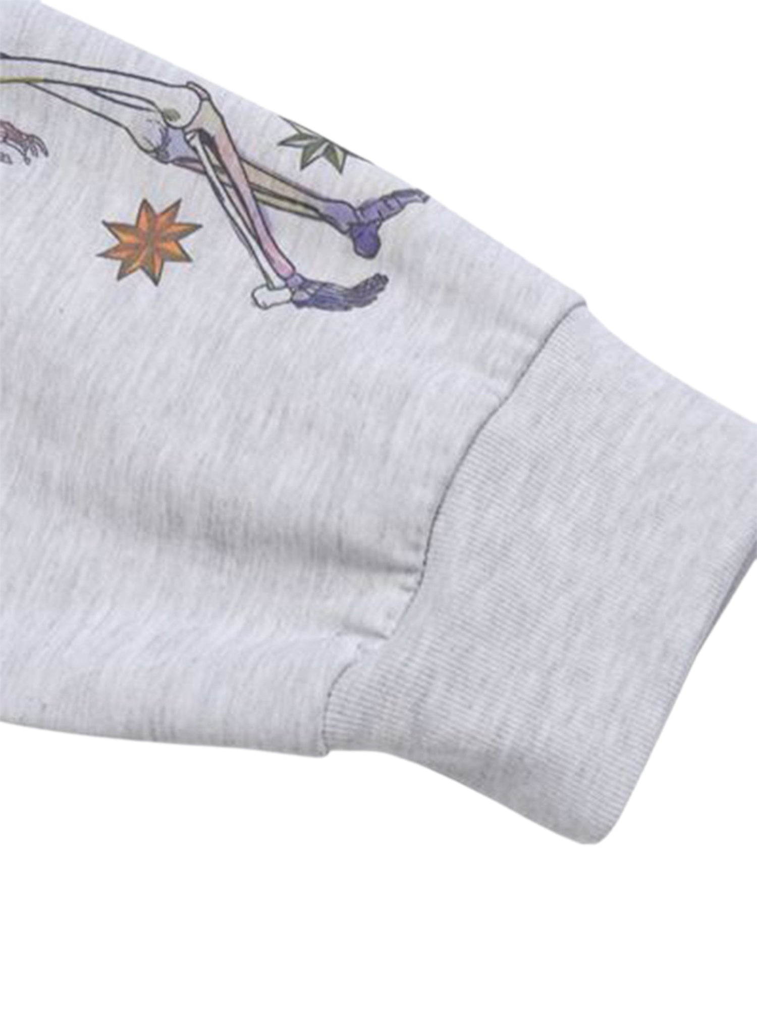 LONG SLEEVE GRAPHIC TEE - TRENDY LONG SLEEVE COTTON BLEND