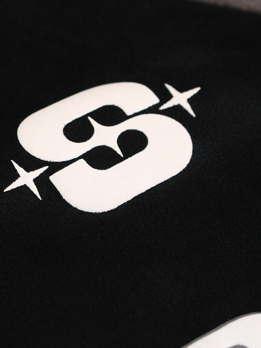 LONG SLEEVE SHIRT - BLACK AND GRAY SPLICE PRINT LOOSE FIT LONG