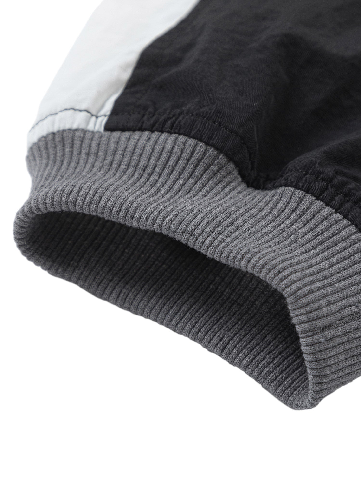 LONG SLEEVE SHIRT - GRAY AND WHITE LOOSE FIT LONG SLEEVE