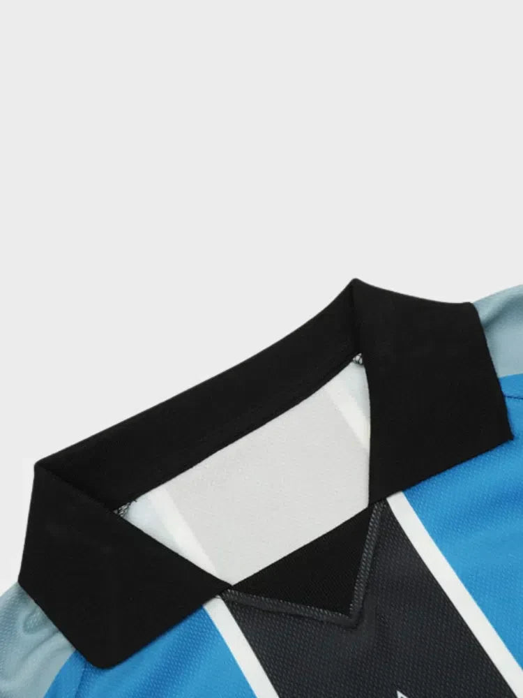 LONG SLEEVE STRIPED SOCCER JERSEY - LONG SLEEVE SPORTS APPAREL