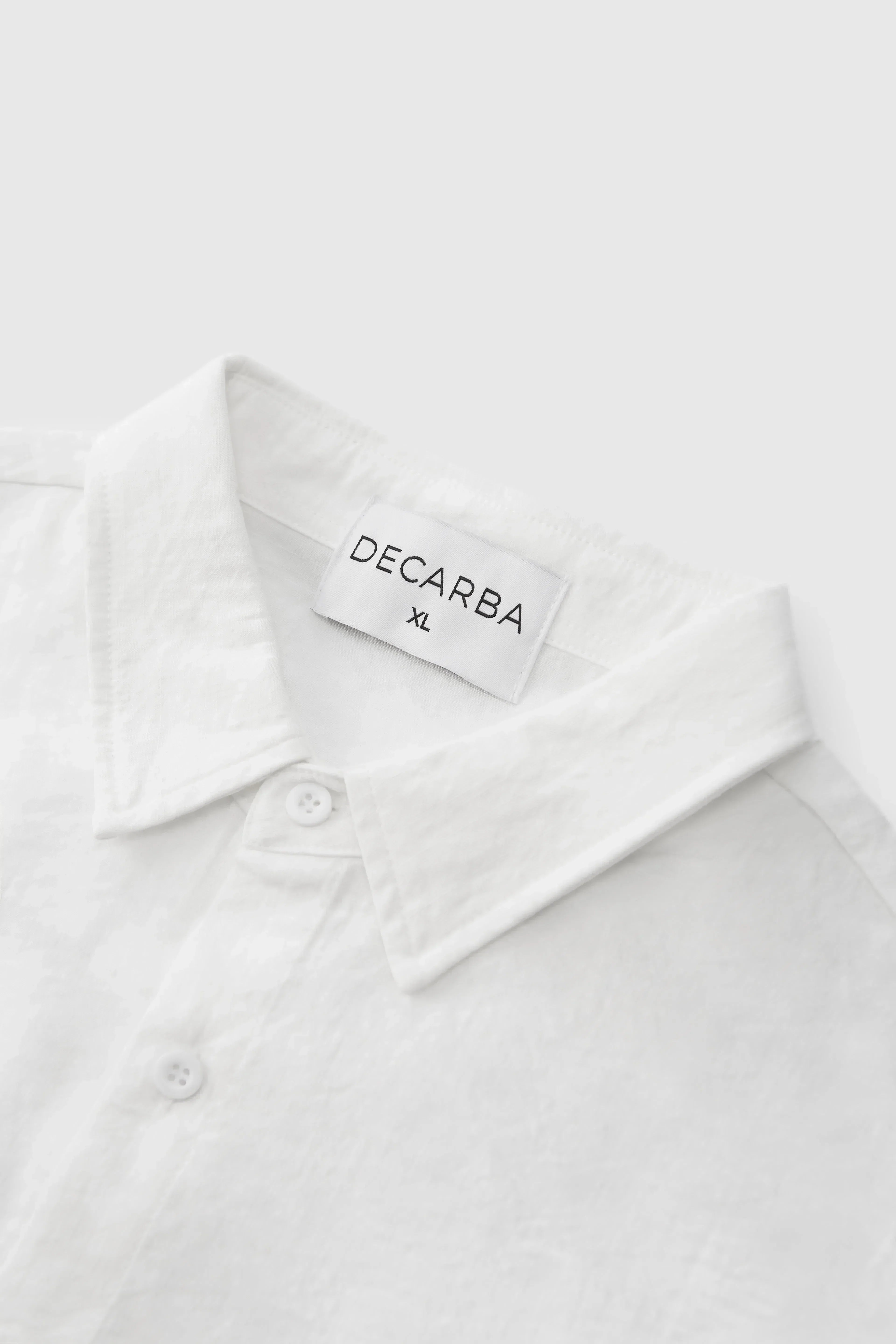 LONG-SLEEVED BUTTON-DOWN SHIRT LINEN COTTON BLEND