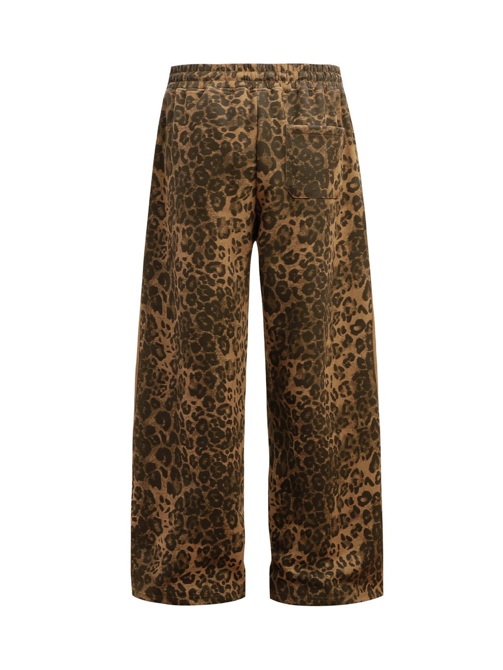 LEOPARD PRINT TRACKSUIT WITH LONG SLEEVE AND STAND COLLAR