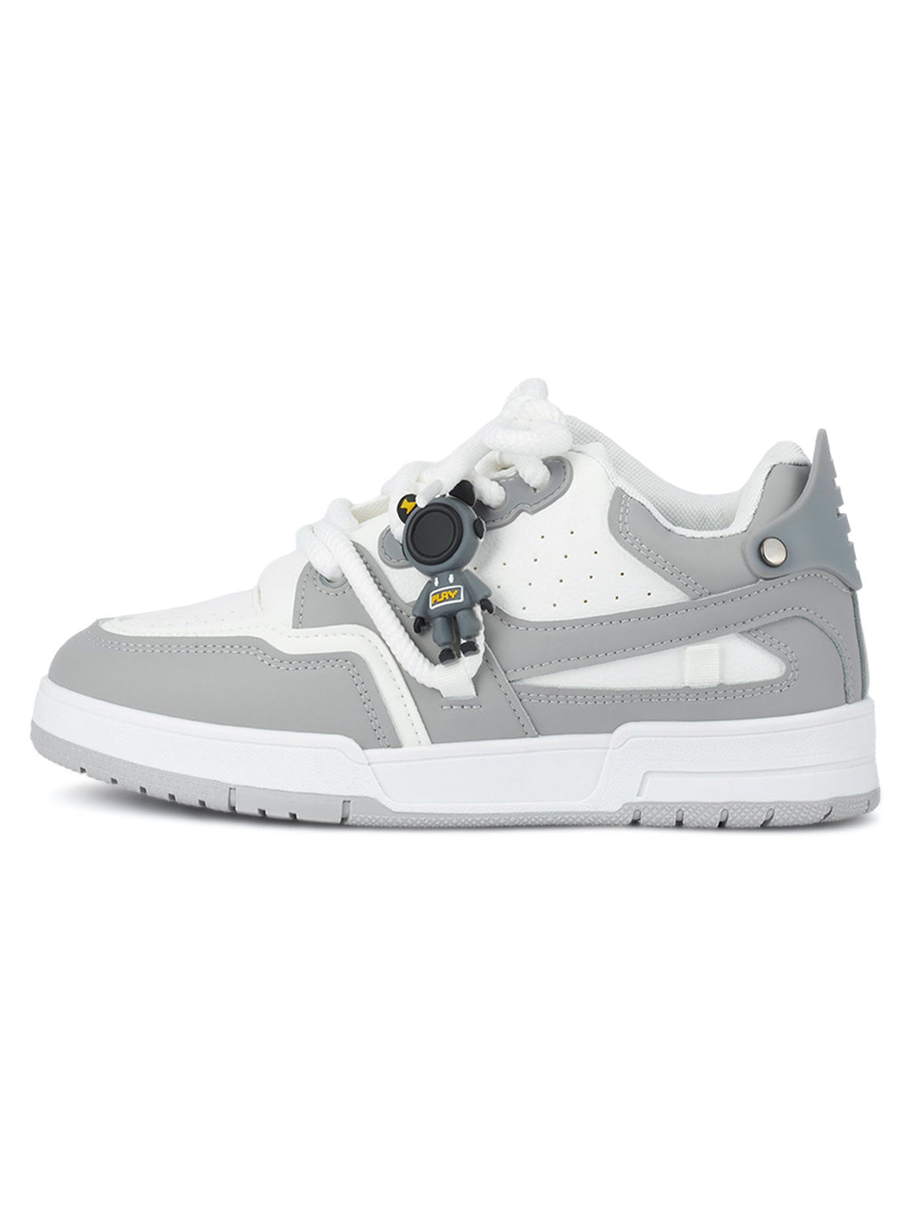 LOW-TOP SNEAKERS BLACK AND WHITE FASHION FOOTWEAR