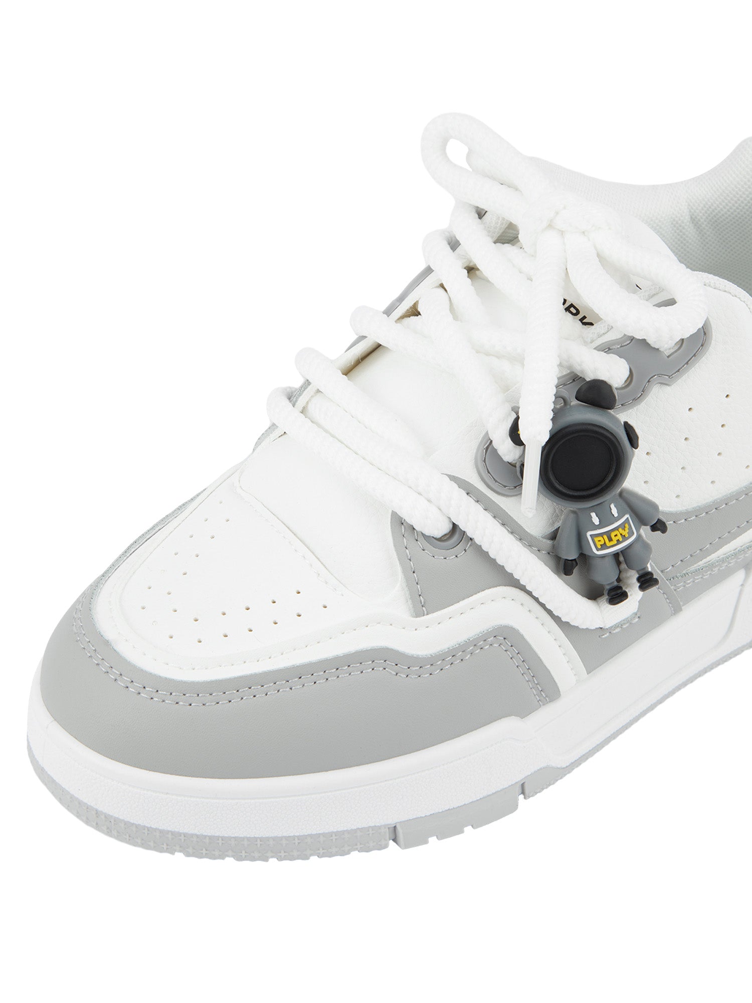 LOW-TOP SNEAKERS BLACK AND WHITE FASHION FOOTWEAR