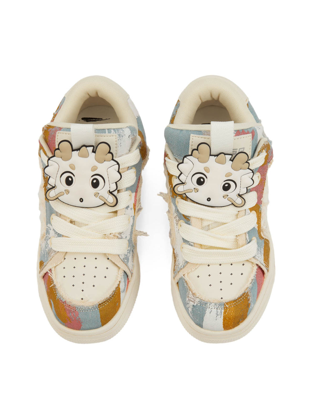 LOW-TOP SNEAKERS CUTE DRAGON SERIES DRAGON SERIES TASSEL SNEAKERS