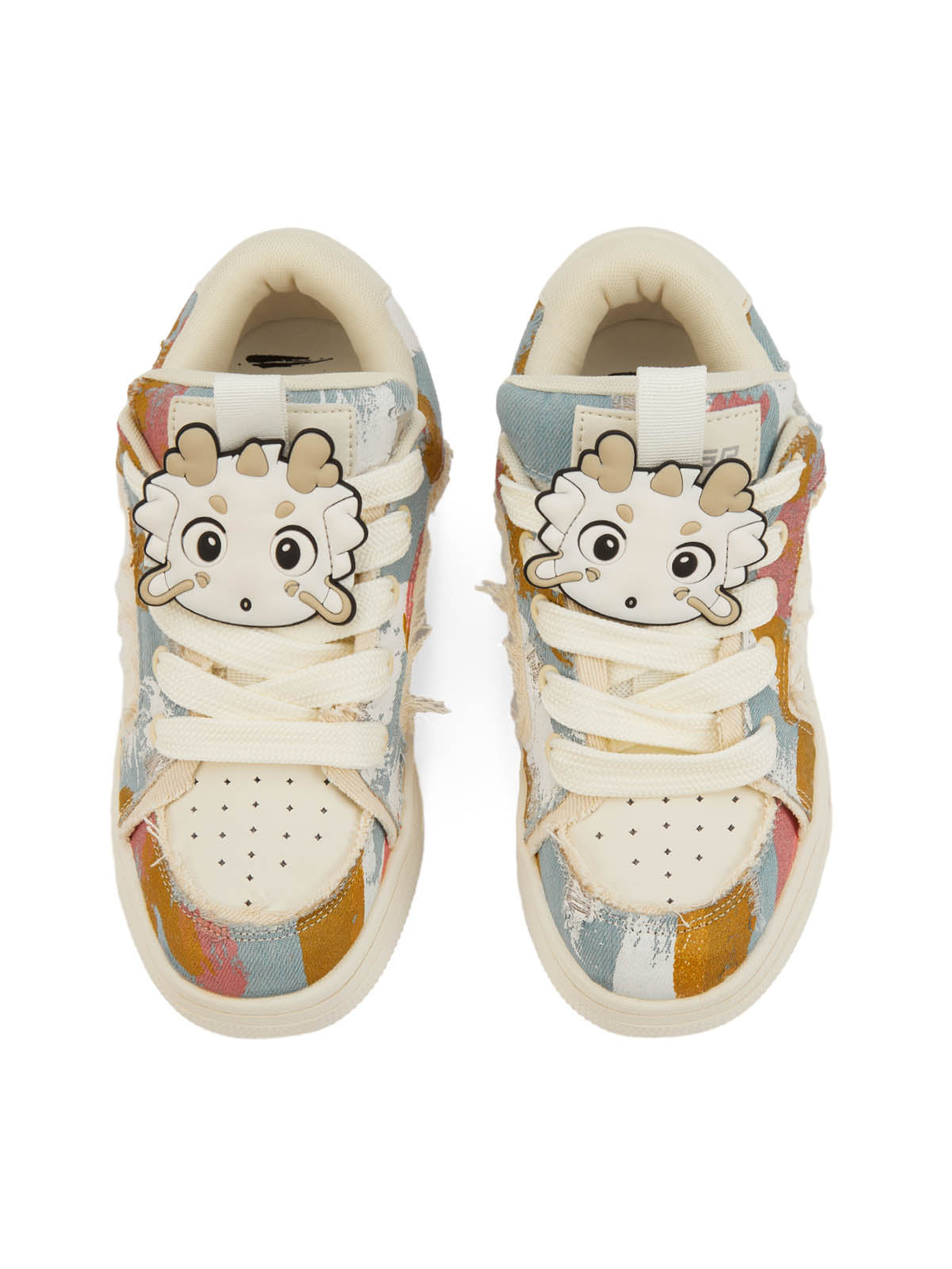 LOW-TOP SNEAKERS CUTE DRAGON SERIES DRAGON SERIES TASSEL SNEAKERS