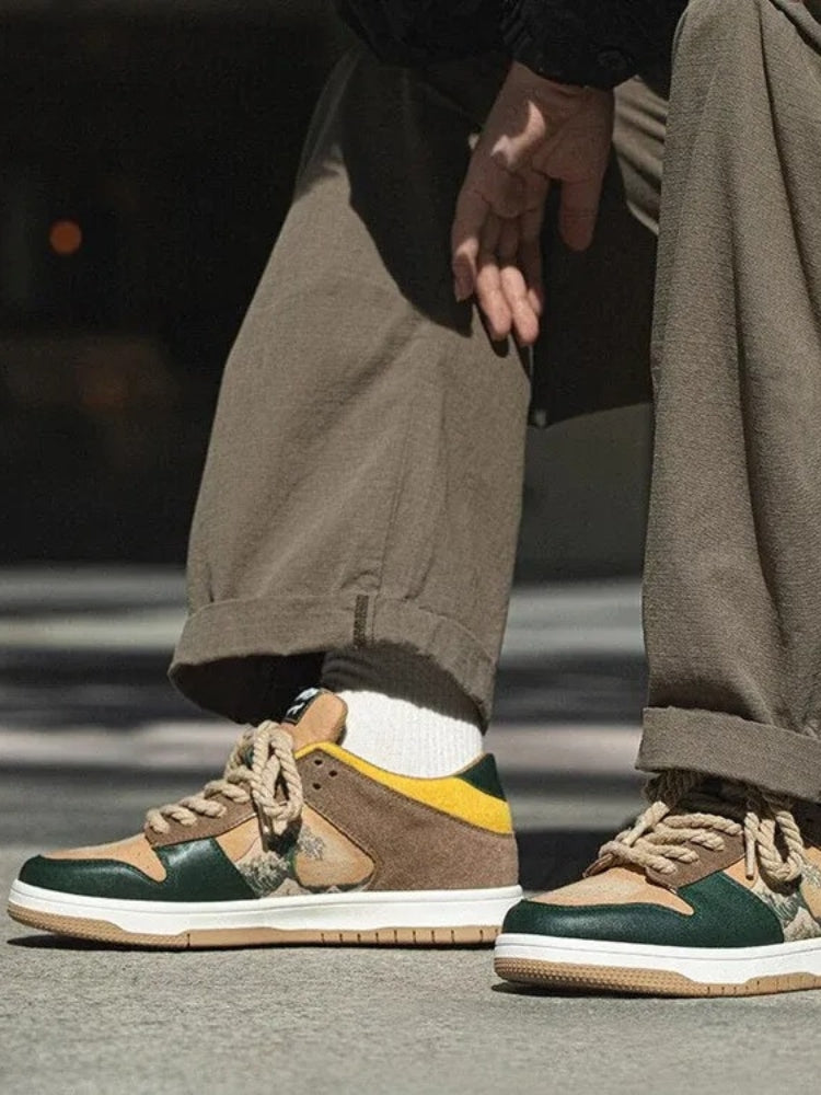 LOW-TOP SNEAKERS WAVE DESIGN KANAGAWA SNEAKERS