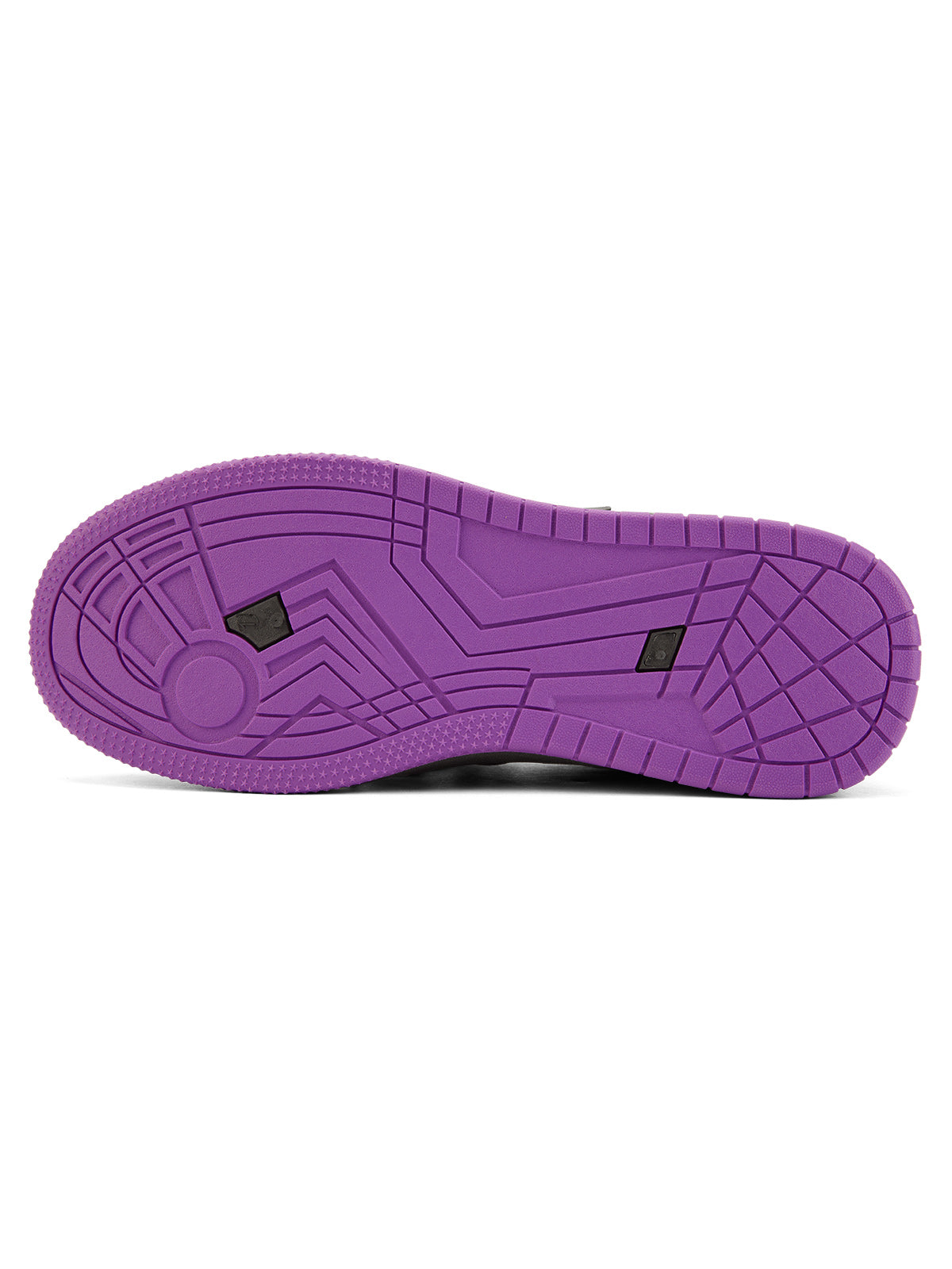 LOW-TOP SNEAKERS WITH PURPLE ACCENTS AND RUBBER OUTSOLE