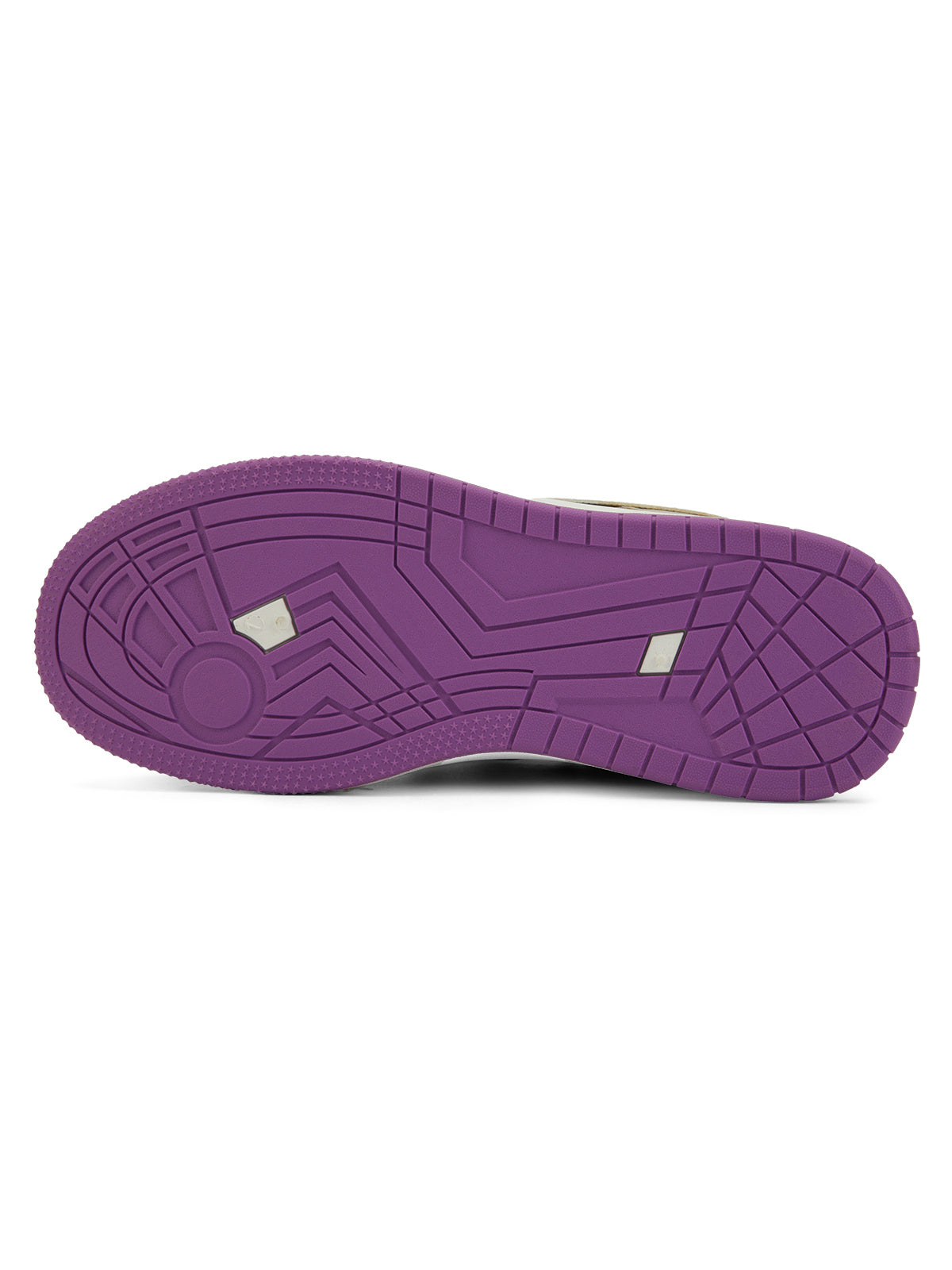 LOW-TOP SNEAKERS WITH PURPLE ACCENTS AND RUBBER OUTSOLE