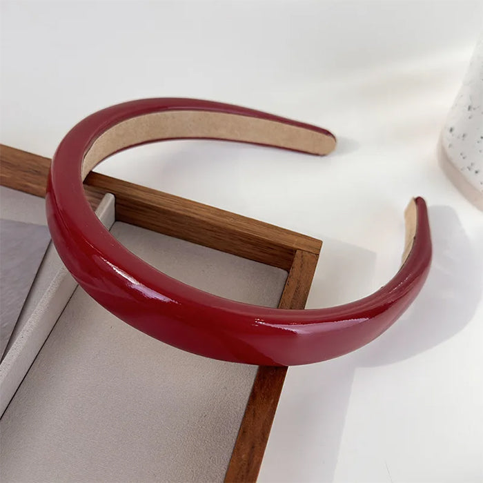 MAROON PADDED HEADBAND FOR HAIR ACCESSORIES