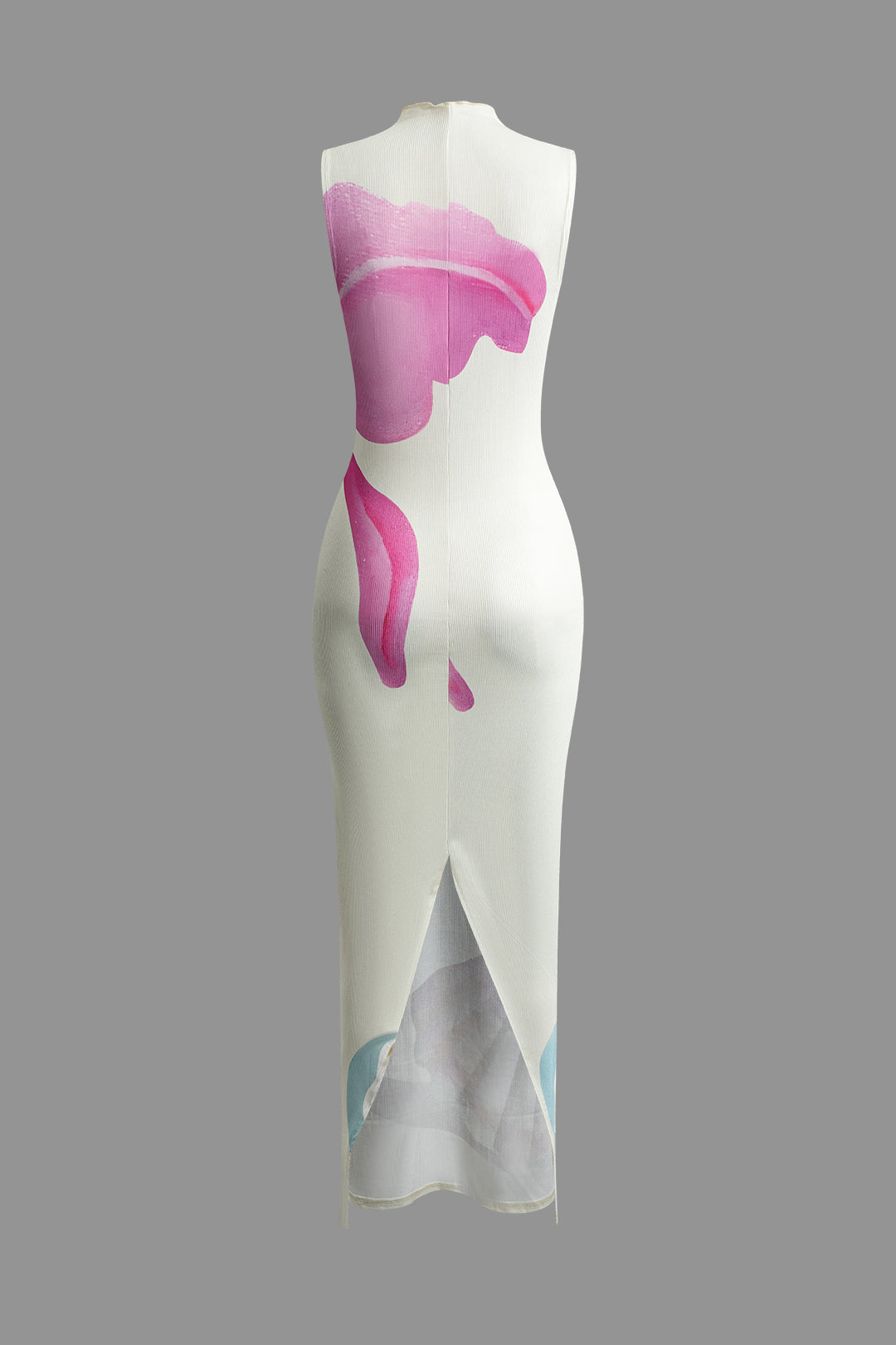 MAXI DRESS WITH VIBRANT FLORAL PRINT