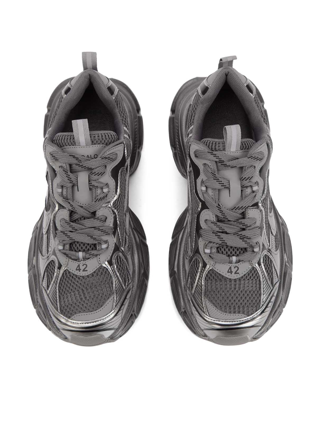 MEN’S GRAY ATHLETIC SNEAKERS WATERPROOF BREATHABLE MESH SHOES