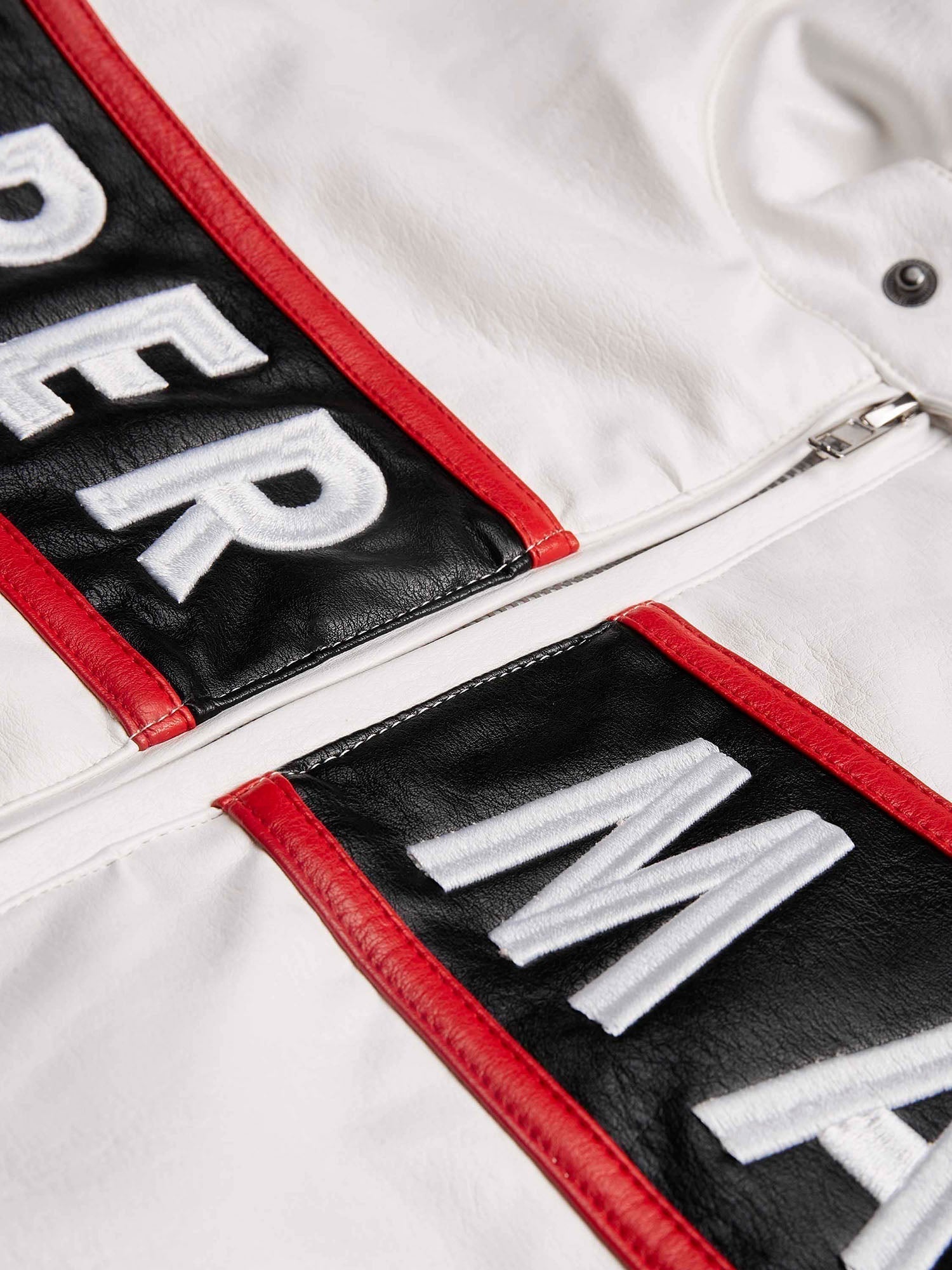 MEN'S GREEN LEATHER JACKET WITH LONG SLEEVE AND STAND COLLAR, TRENDY CASUAL