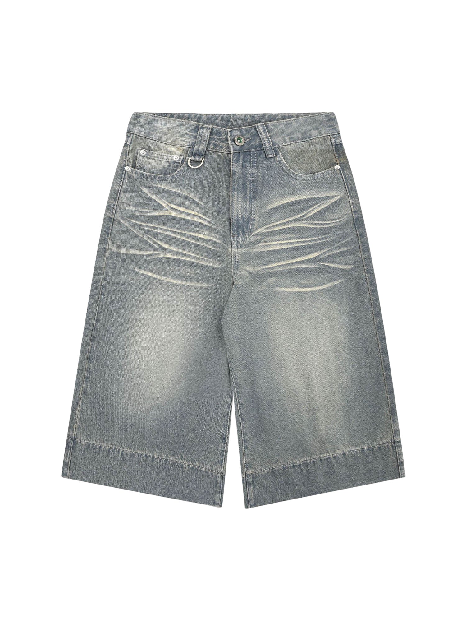 MID WAIST RIPPED DENIM SHORTS FOR EFFORTLESS CASUAL STYLE