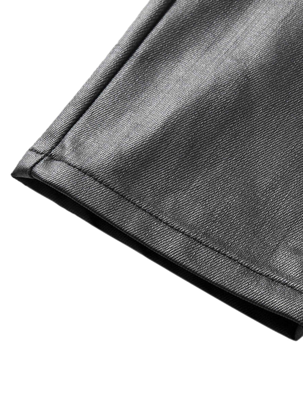 MID WAIST SKINNY PANTS IN BLACK FAUX LEATHER