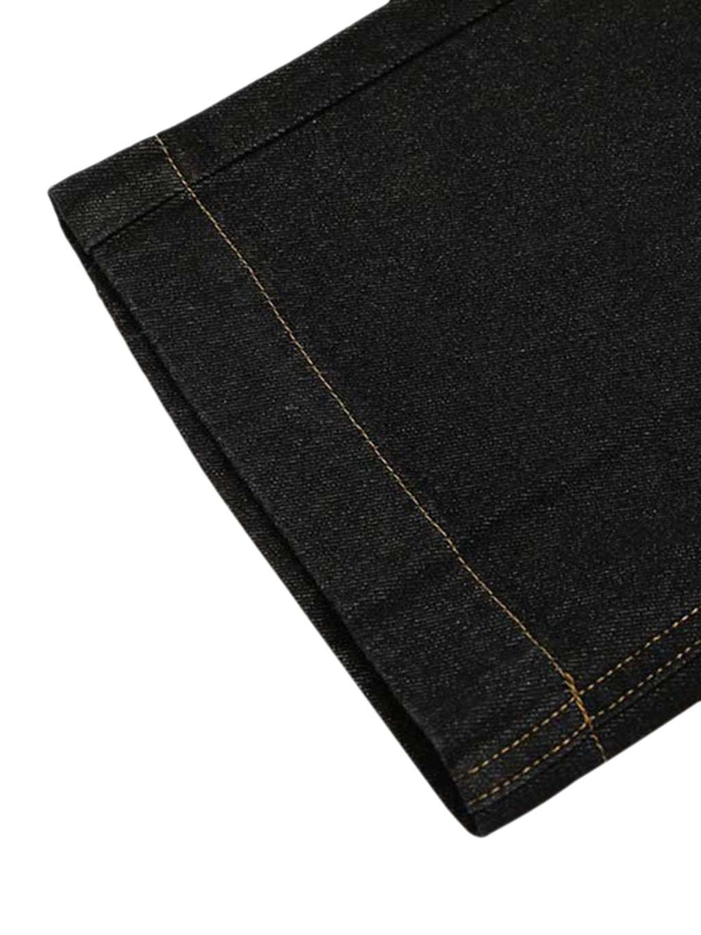 MID WAIST STRAIGHT LEG JEANS IN DARK BLUE DENIM