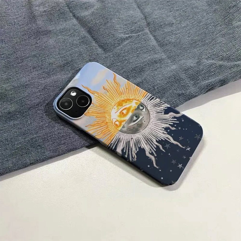 MOON AND SUN AESTHETIC IPHONE CASE