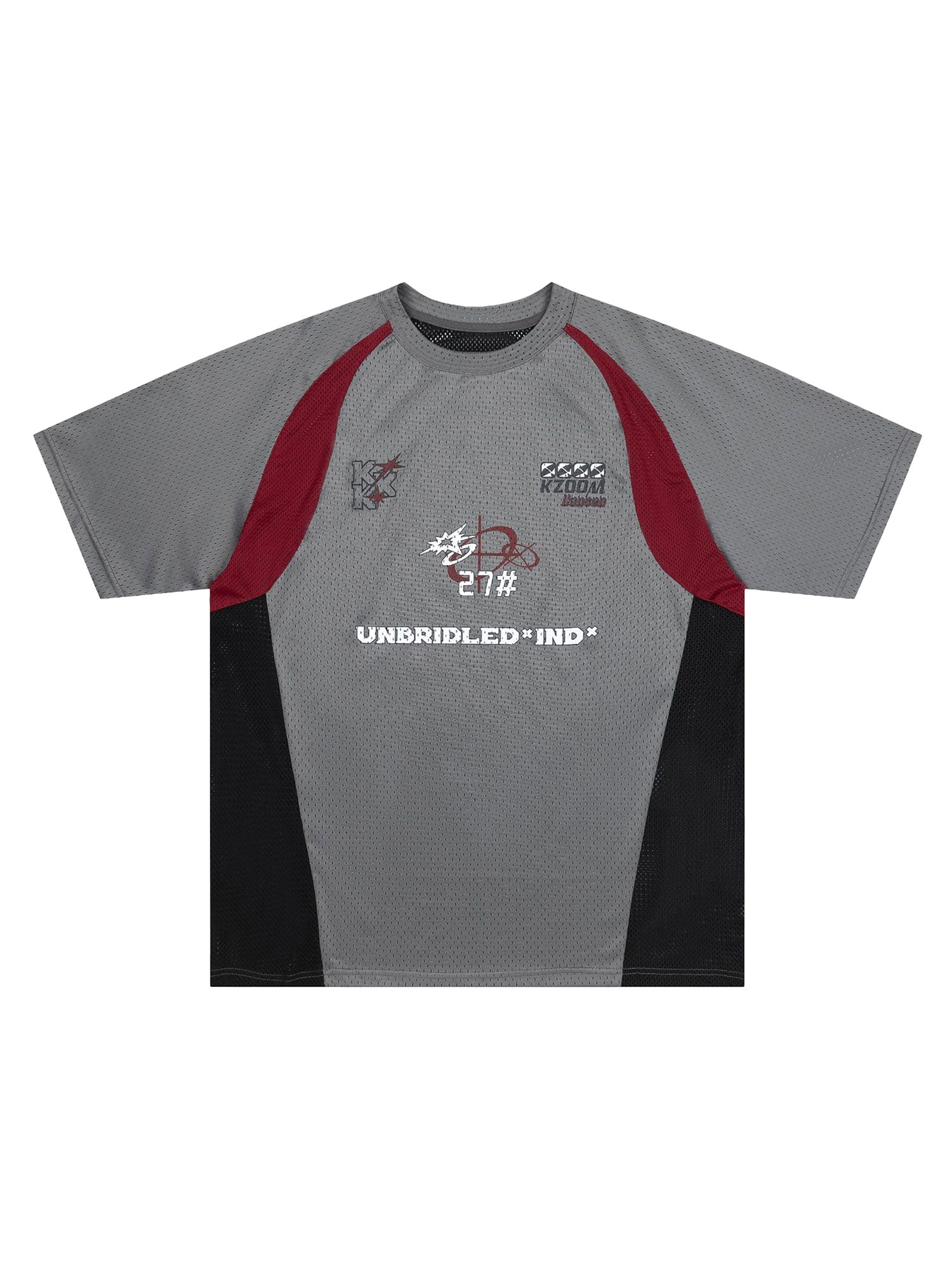 MULTI-COLORED GRAPHIC T-SHIRT - SHORT SLEEVE LOOSE FIT ROUND COLLAR