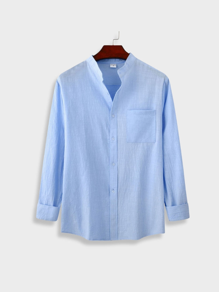 MUSTARD SHIRT AND WHITE PANTS SET COTON SHIRT LINEN COTON PANTS