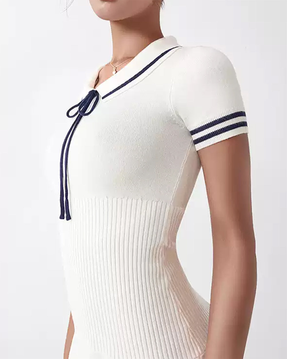 NAUTICAL KNIT DRESS MARITIME FASHION