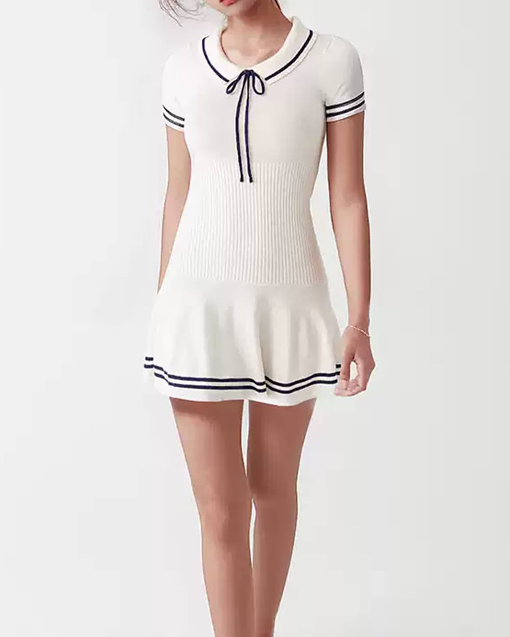 NAUTICAL KNIT DRESS MARITIME FASHION