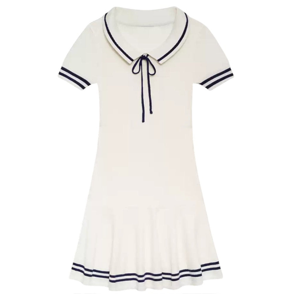 NAUTICAL KNIT DRESS MARITIME FASHION
