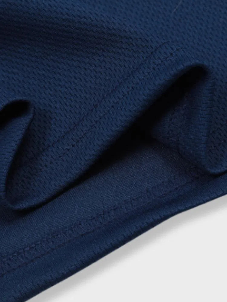 NAVY BLUE TEE DARSITY WITH LIGHT GRAY SIDE PANELS - WINNERSQUAD TEE DARSITY