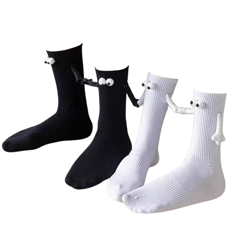 NOVELTY SOCKS WITH GOOGLY EYES AND ARMS FOR FUN FASHION