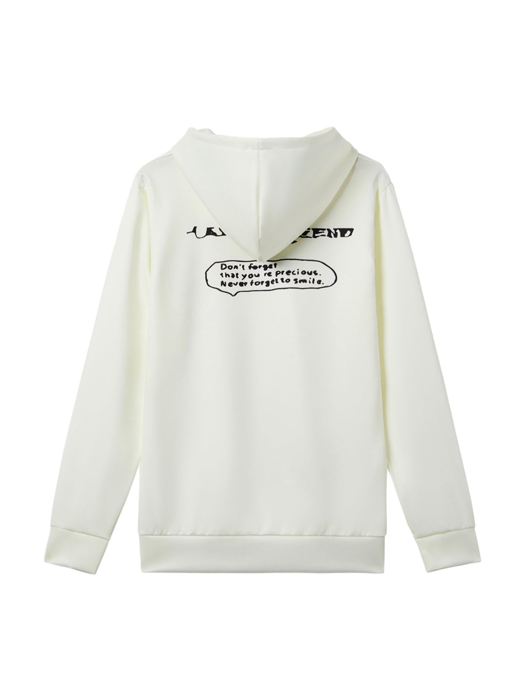 OFF-WHITE GRAPHIC HOODIE - EFFORTLESS STYLE AND COMFORTABLE FIT
