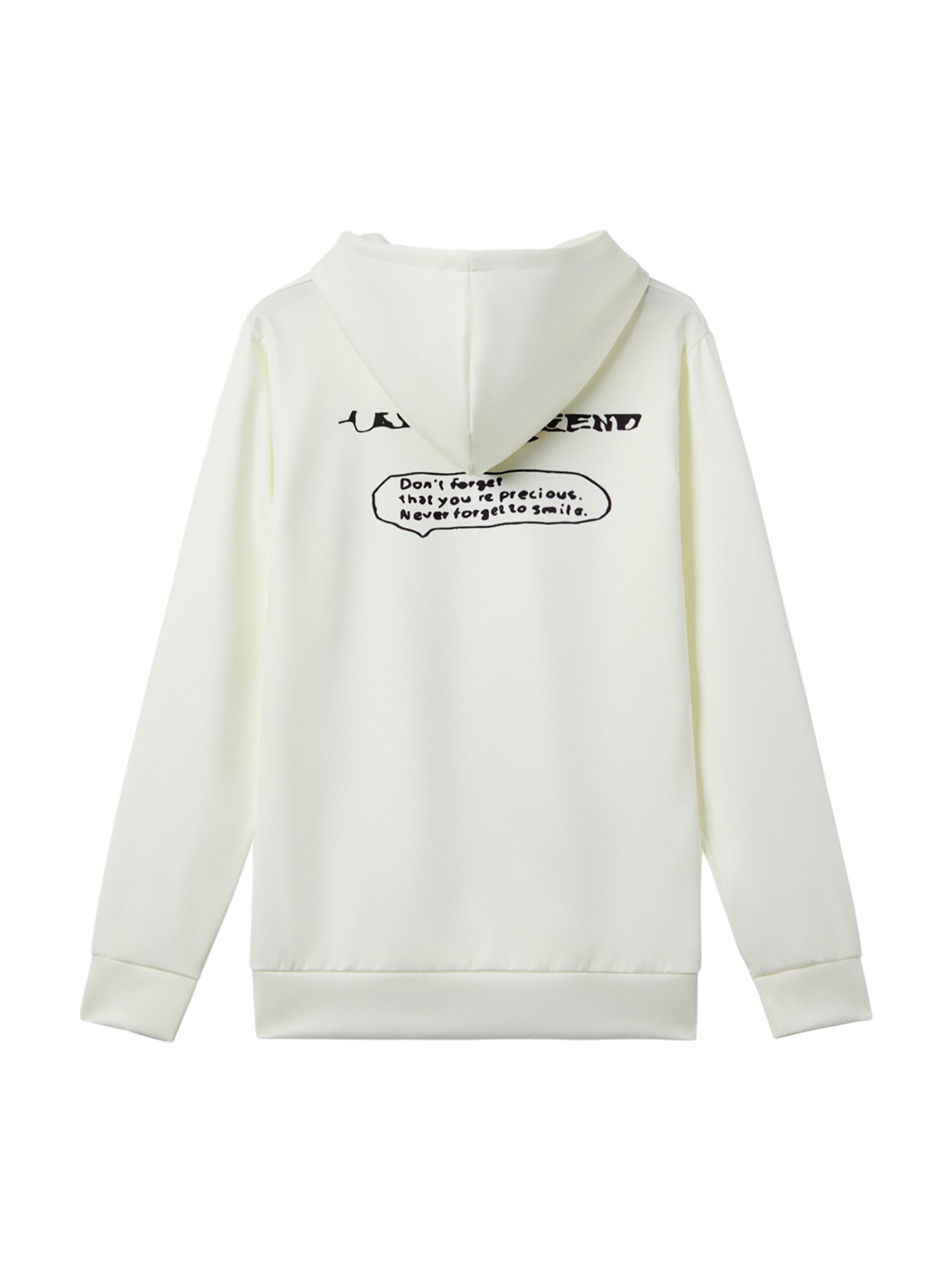 OFF-WHITE GRAPHIC HOODIE - EFFORTLESS STYLE AND COMFORTABLE FIT