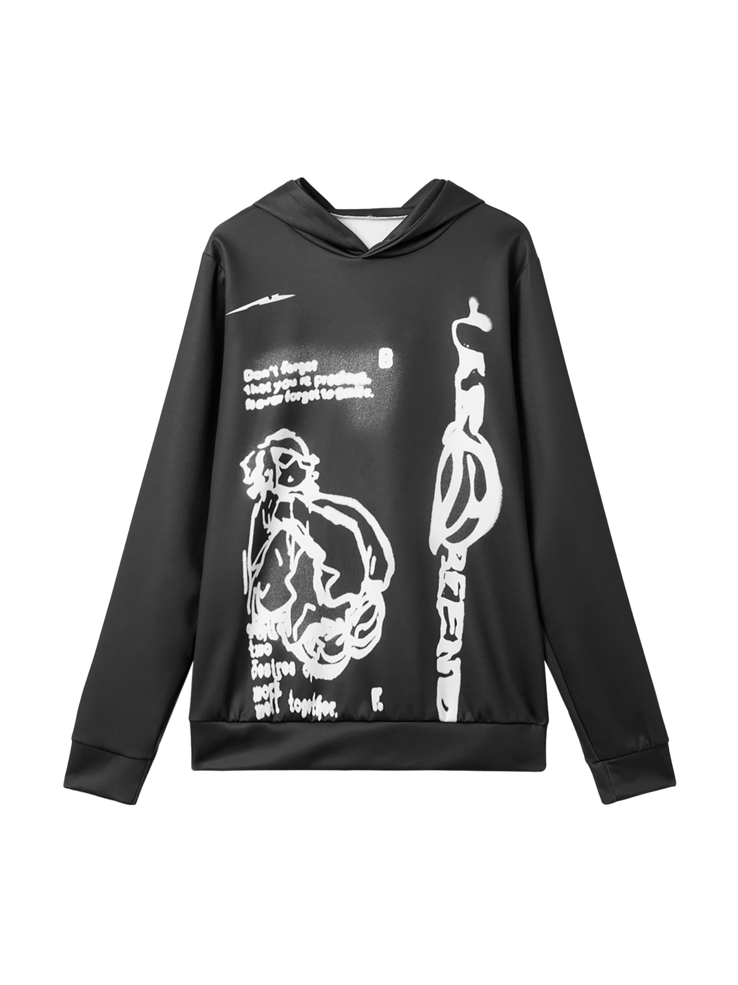 OFF-WHITE GRAPHIC HOODIE - EFFORTLESS STYLE AND COMFORTABLE FIT