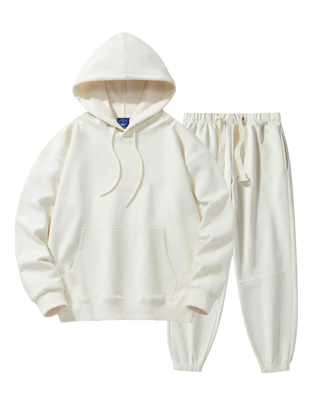 OFF-WHITE HOODIE AND MATCHING PANTS SET